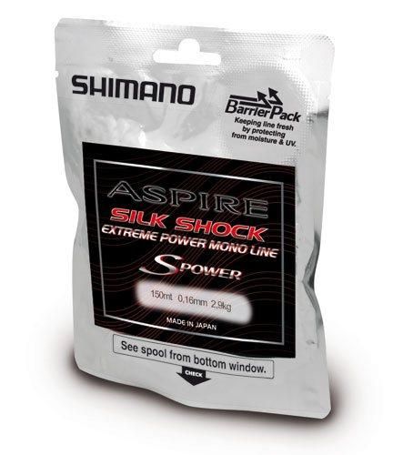 Shimano Aspire Silk Shock 0.10mm/2.6lb 150metre Spool 